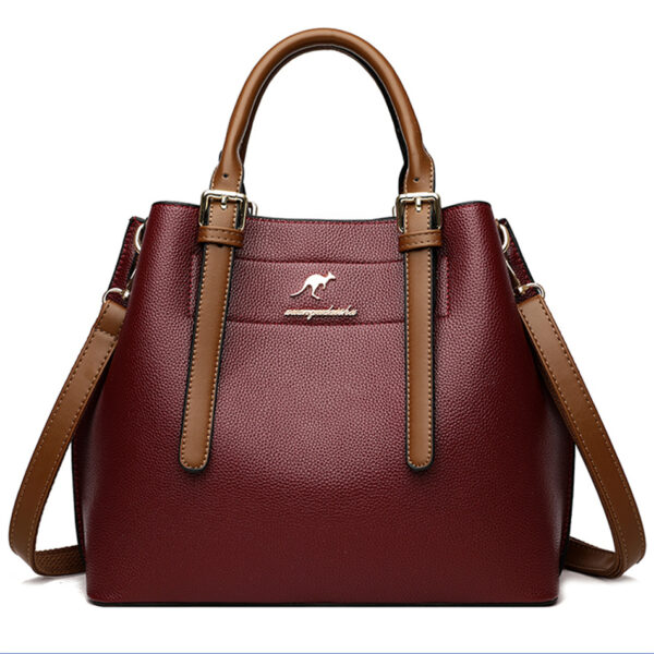 Handbag Three-Layer Large Bag Women's Casual Women's Single Shoulder Bag - Image 3