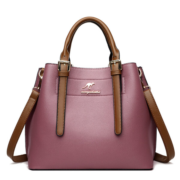 Handbag Three-Layer Large Bag Women's Casual Women's Single Shoulder Bag - Image 4