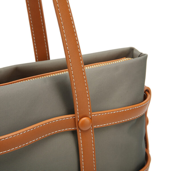Women's Large Capacity Nylon Woven Shoulder Bag - Image 9