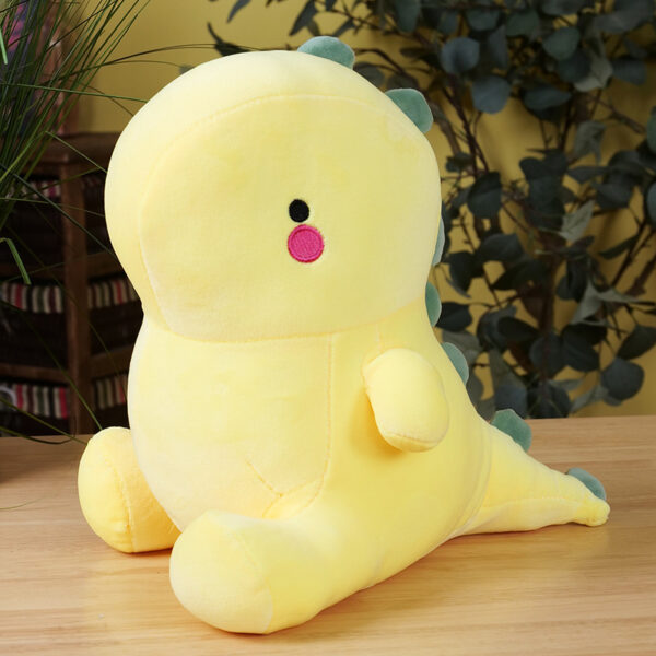 Dinosaur Plush Toy Girl Heart Pillow Doll - Image 4