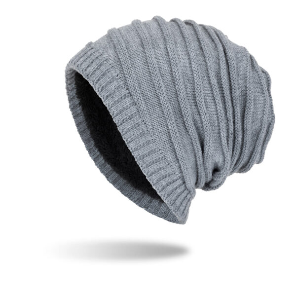 Thick Cable Knit Slouchy Skull Beanie for Men - Image 5