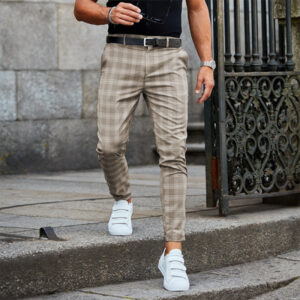 Men’s Casual Plaid Pants