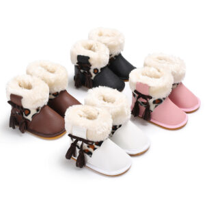 Baby Booties with Non-Slip Soles and Plush Lining