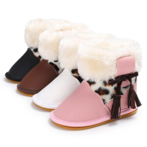 Baby Booties with Non-Slip Soles and Plush Lining