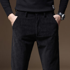 Men’s Slim Fit Corduroy Pants – Stylish & Stretchable for All-Day Comfort