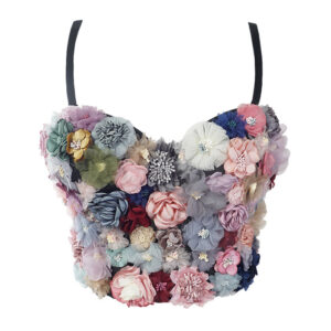 Women’s 3D Floral Bustier for a Stunning Look