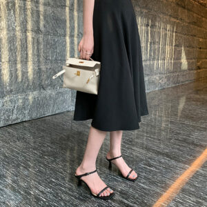 Elegant Women’s Open Toe Dress Sandals with Strappy Ankle Strap Stilettos