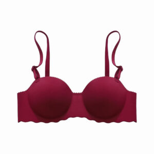 Women’s Seamless Wireless Lift Bra with Frill Hem Detail
