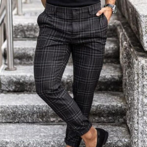 Men’s Casual Plaid Pants