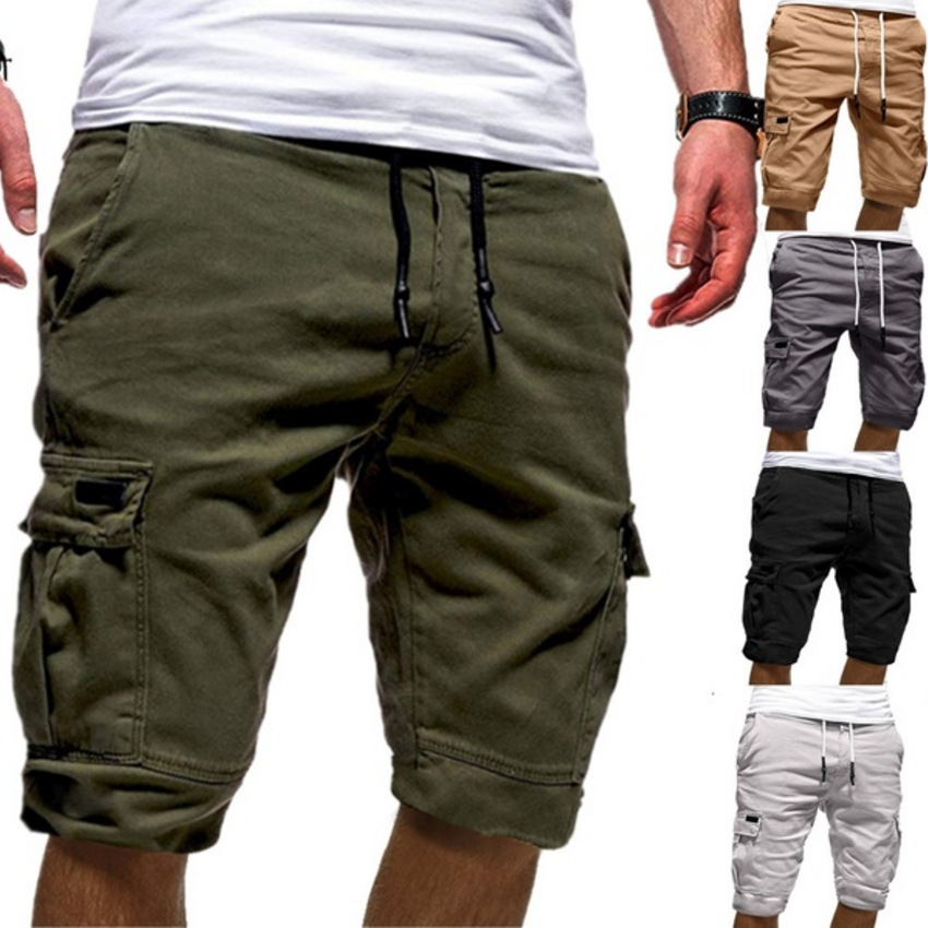Multi Pocket Cargo Shorts