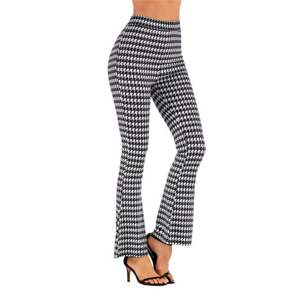 Women's High-Waisted Leather Flared Leggings - Image 5