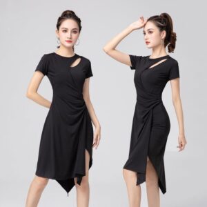 Women’s Cotton Latin Dance Dress for Elegance on the Dance Floor