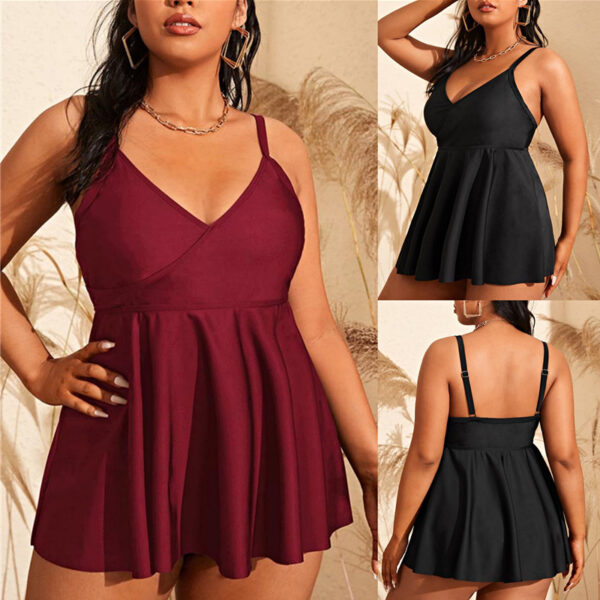 Ruffled Tankini Top