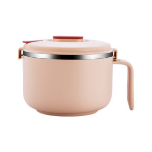 304 Stainless Steel Instant Noodle Bowl With Lid Sealed Lunch Box