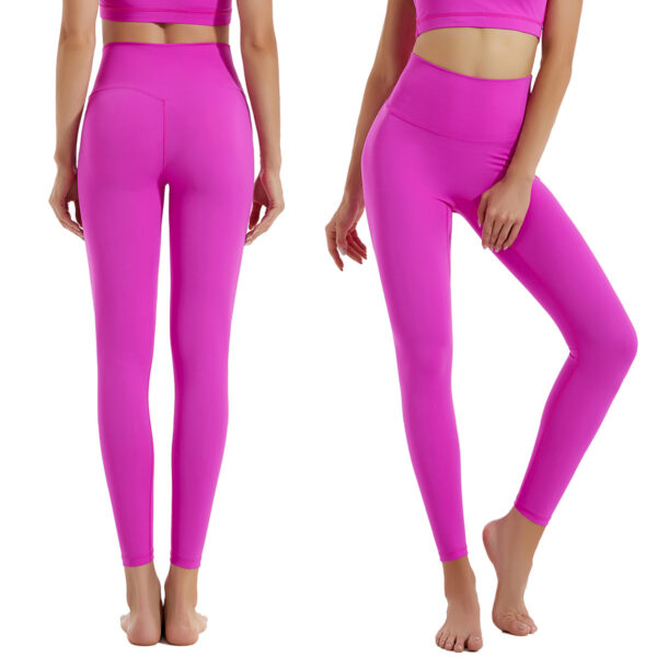 Women's Candy Color Leggings for Fitness Enthusiasts - Image 6