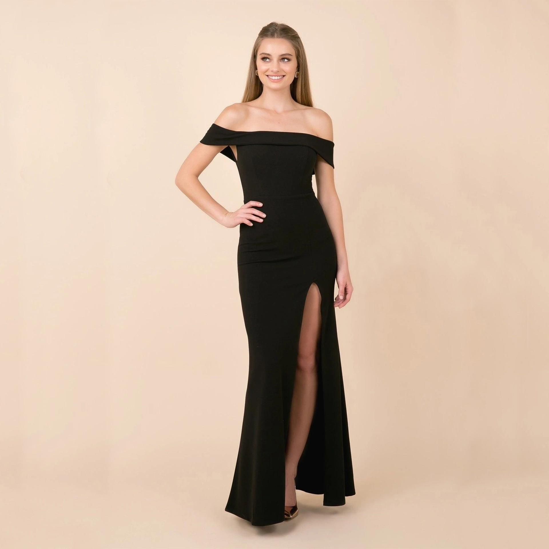 Evening Bardot Dress