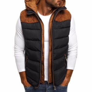 Sleeveless Hooded Puffer Vest for Men