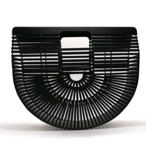 Bamboo Ark Bag with Clamshell Design
