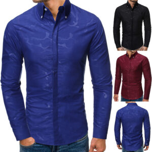 Slim Fitting Camouflage Shirt for Men