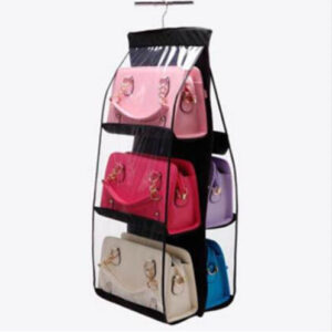 Non-Woven Multi-Layer Hanging Handbag Organizer