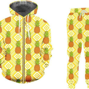 Men’s 3D Pattern Athletic Sweats Set