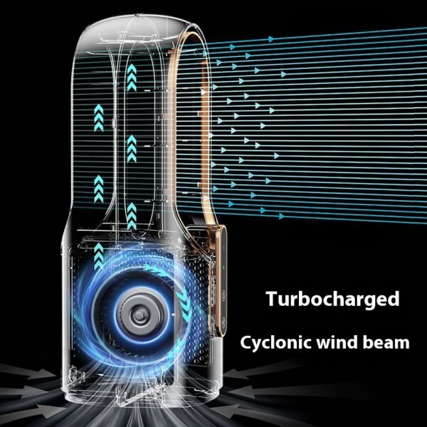 Air Purification Bladeless Fan Spray Humidification Refrigeration Mist Fan - Image 2