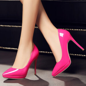 Elegant Women’s High Heel Pumps – Pointed Toe Stiletto Slip-On Shoes