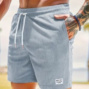 Stylish Men’s Corduroy Shorts – Perfect for Gym, Running & Casual Wear