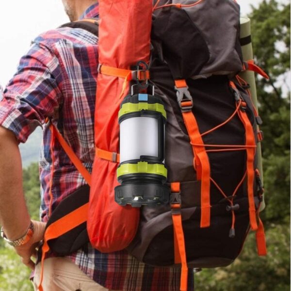 Outdoor Emergency Camping Light Flashlight Rechargeable Battery Power Bank - Image 3