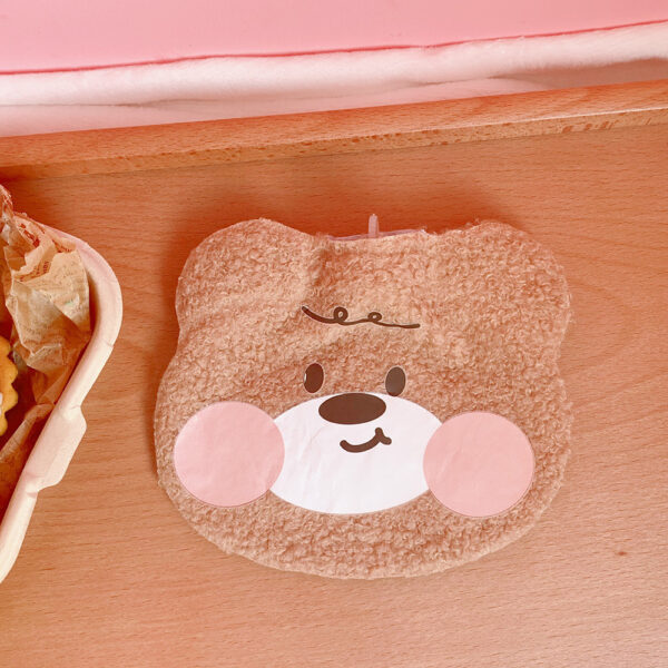 Warm water bag with plush