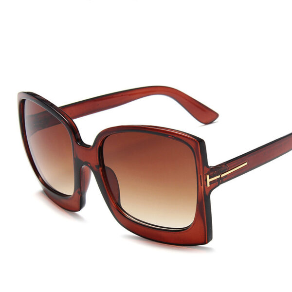 Retro bag flower leopard sunglasses - Image 10