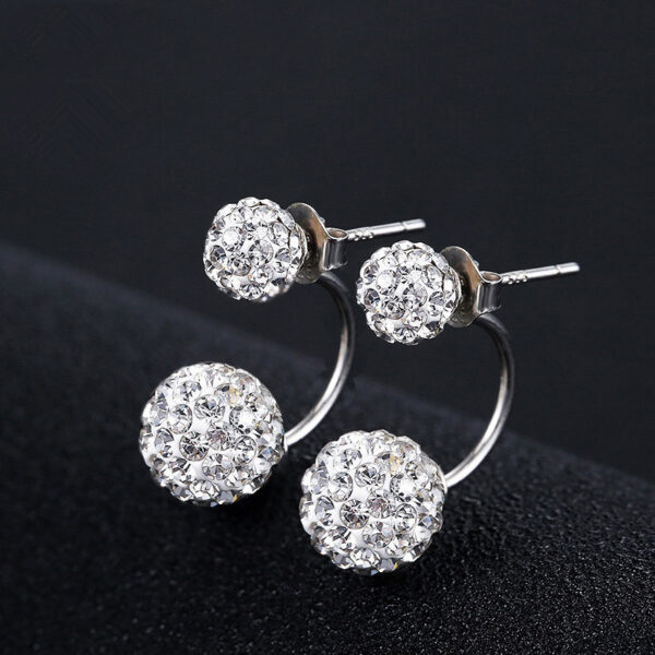 Rhinestone earrings - Image 6