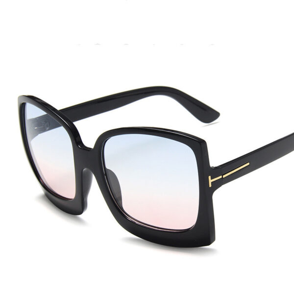 Retro bag flower leopard sunglasses - Image 8