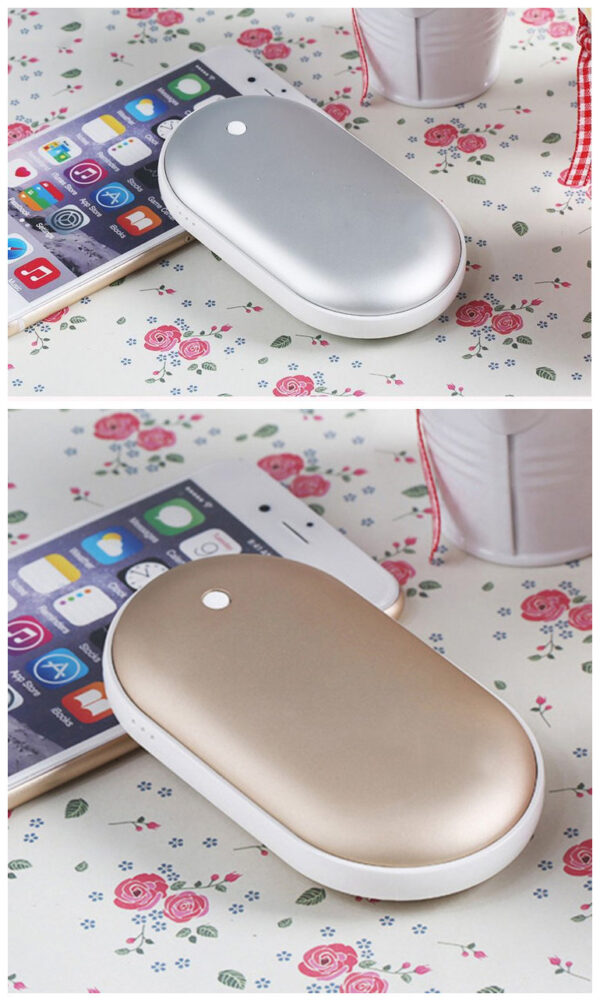 Macaron USB Charging Hand Warmer Power Bank - Image 6