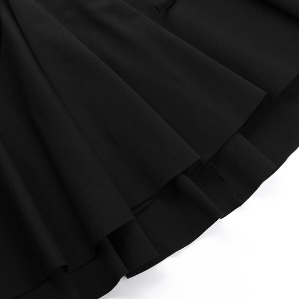 Women's Retro Hip Dress with Square Neckline - Image 10