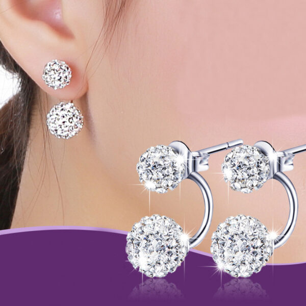 Rhinestone earrings - Image 7