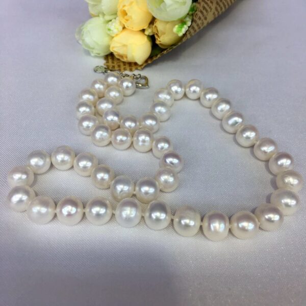 Natural Freshwater Pearl Necklace - Image 2