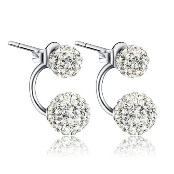 Rhinestone earrings - Image 3
