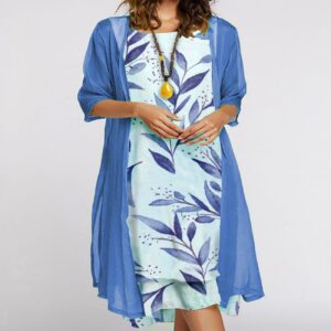 Maxi Dress with Cardigan – Stylish Two-Piece Set for Women