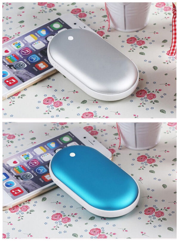 Macaron USB Charging Hand Warmer Power Bank - Image 8