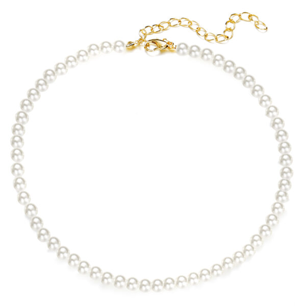 Vintage Pearl Necklace Women's High-grade Ins Style Simple - Image 7