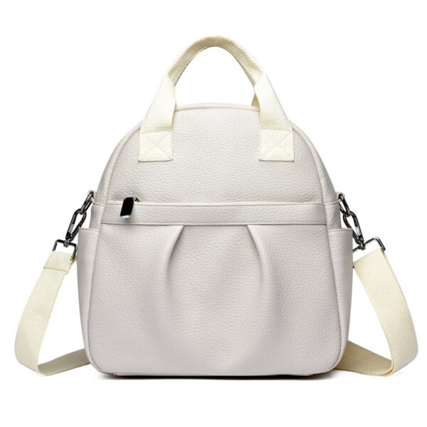 Versatile Backpack Bags Women's PU Waterproof Rucksack - Image 2
