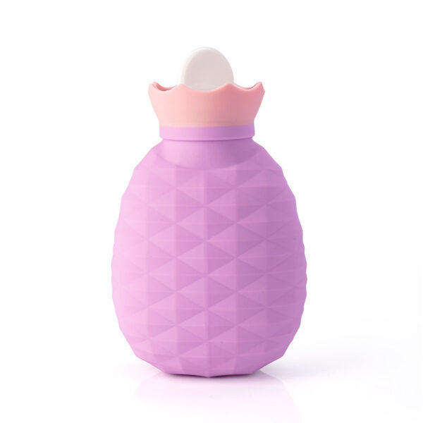 Silicone Hot Water Injection Bag Cartoon Pineapple Hand Warmer - Image 2