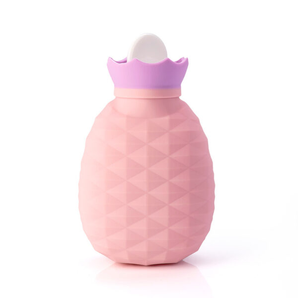 Silicone Hot Water Injection Bag Cartoon Pineapple Hand Warmer - Image 8