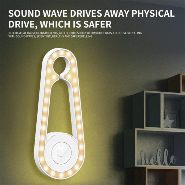 Sound Wave Mosquito Repellent Light-sensitive Night Light Household Indoor Plug-in Intelligent Frequency Conversion Physical Mosquito Repellent Night Light - Image 6