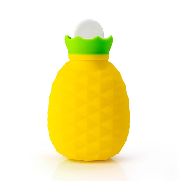 Silicone Hot Water Injection Bag Cartoon Pineapple Hand Warmer - Image 9