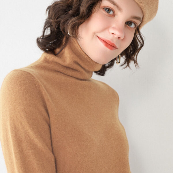 Sweater Girl, Slim Long Sleeve Flat Pullover - Image 5