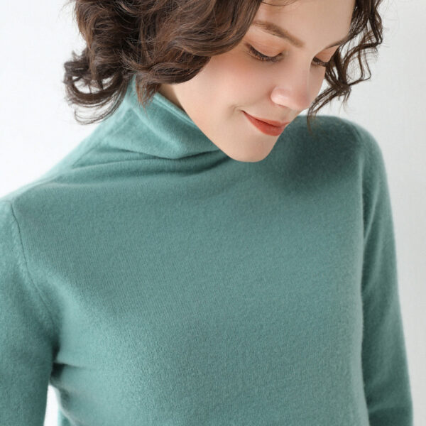 Sweater Girl, Slim Long Sleeve Flat Pullover - Image 8