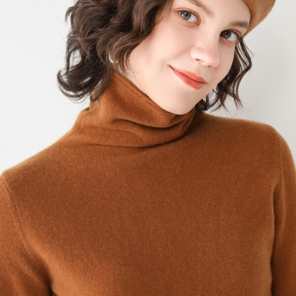 Sweater Girl, Slim Long Sleeve Flat Pullover - Image 4