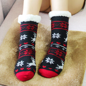 Unisex Sherpa Slipper Socks – Cozy, Warm, and Ultra-Soft